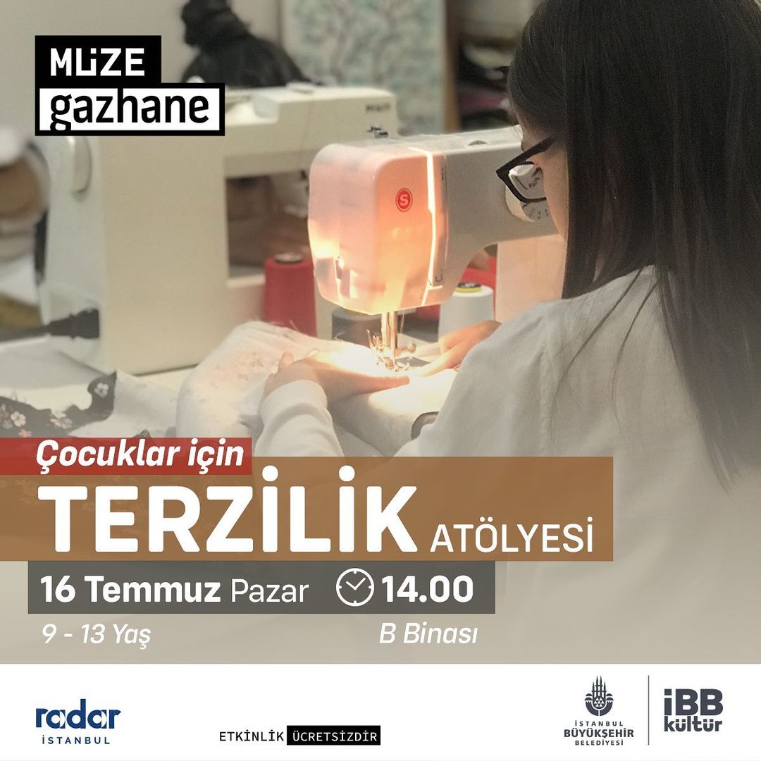 Müze Gazhane - Çocuklar için Terzilik Atölyesi